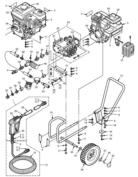 GRACO 1535 replacement parts